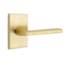 Online Designer Bathroom Privacy Helios Lever with Modern Rectangular Rose