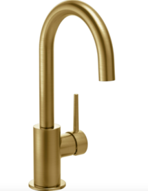 Online Designer Kitchen Delta Faucet 1959LF-CZ Contemporary Single Handle Bar Faucet with Swivel Spout