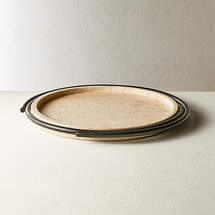 Online Designer Combined Living/Dining TELESTO TRAVERTINE TRAY