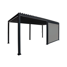 Online Designer Patio Pergola Accessories Sorara Adjustable Sun Shade Privacy Screen for 10ft side of Mirador Pergola