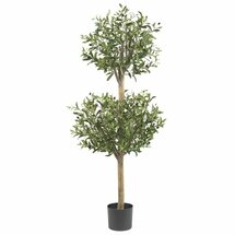 Online Designer Living Room 54" Artificial Olive Tree Topiary in Pot