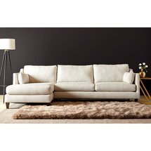 Online Designer Combined Living/Dining Aisha 116" Wide Left Hand Facing Sofa & Chaise