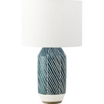 Online Designer Living Room tome blue green table lamp