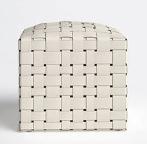 Online Designer Living Room Leather Pouf