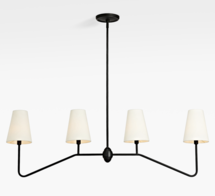 Online Designer Combined Living/Dining BERKSHIRE 48" LINEAR PENDANT