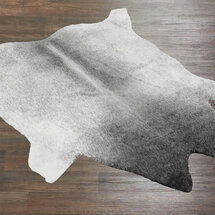 Online Designer Bedroom FAUX COWHIDE RUG