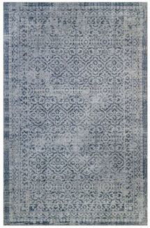 Online Designer Bedroom Prehn Printed Handwoven Rug - Indigo