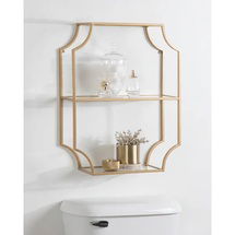 Online Designer Bathroom Johnalbert 3 Piece Metal Accent Shelf