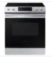 Online Designer Bathroom 30 in. 6.3 cu. ft. Slide-In Electric Convection Range Oven in Fingerprint Resistant Stainless Steel