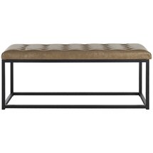 Online Designer Bathroom Landry Faux Leather Bench