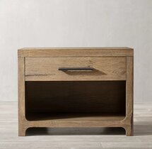 Online Designer Bedroom Davos Oak Open Nightstands