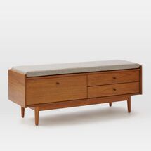 Online Designer Combined Living/Dining Mid-Century Entryway Bench - Acorn