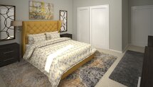 Online Designer Bedroom 3D Model