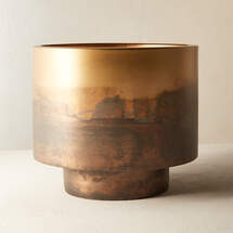 Online Designer Combined Living/Dining SAHARA BRASS PLANTER