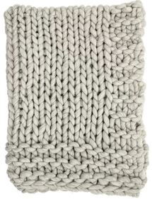 Online Designer Bedroom Clotilde Chunky Blend Knit Wool Throw