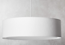 Online Designer Combined Living/Dining EQUATOR WHITE OVERSIZED PENDANT LIGHT