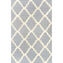 Online Designer Bedroom Simonds Moroccan Trellis Spa Kilim Blue Area Rug