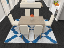 Online Designer Combined Living/Dining 3D Model