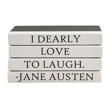 Online Designer Living Room I Dearly Love Quote Decorative Book Set (Set of 4)  (Wooden Shelves Decor)