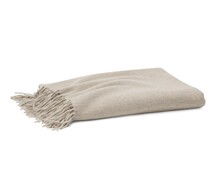 Online Designer Bedroom Solid Cashmere Throw, Oatmeal