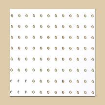 Online Designer Living Room Pegboard White Panel (Common: 3/16 in. x 4 ft. x 8 ft.; Actual: 0.155 in. x 47.7 in. x 95.7 in.)