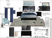 Online Designer Bedroom 3D Model