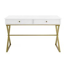 Online Designer Home/Small Office Colston Desk Colston Gold Frame Desk