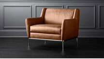 Online Designer Living Room Alfred Cognac Leather Chair