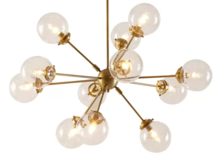 Online Designer Combined Living/Dining Benites 12-Light Sputnik Chandelier