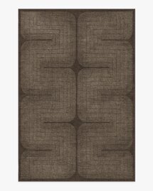 Online Designer Combined Living/Dining The Hiltons Encatada Ash Brown Rug
