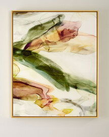 Online Designer Combined Living/Dining "Sylvan Dwelling" Giclee on Canvas Framed Art, 50" x 40"