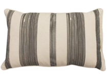 Online Designer Combined Living/Dining VINTAGE STRIPE LUMBAR PILLOW