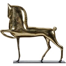 Online Designer Combined Living/Dining Horse on Stand, Brass