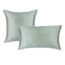 Online Designer Bedroom DUPIONI SILK & LINEN PILLOW