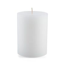 Online Designer Living Room White pillar candle for crystal holder