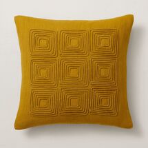 Online Designer Combined Living/Dining Corded Grid Pillow Cover