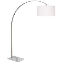 Online Designer Combined Living/Dining Robert Abbey Archer Polished Nickel Arc Floor Lamp 