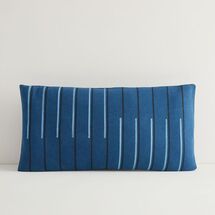 Online Designer Bedroom JUNEDAY Hana Indigo Lumbar Pillow Cover