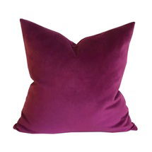 Online Designer Bedroom Orchid Velvet Pillow Cover - 20X20