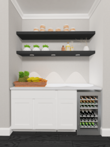 Online Designer Combined Living/Dining 3D Model
