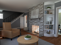 Online Designer Living Room 3D Model