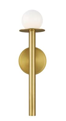 Online Designer Kitchen KELLY WEARSTLER NODES SCONCE IN BURNISHED BRASS