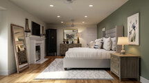 Online Designer Bedroom 3D Model
