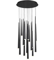 Online Designer Combined Living/Dining Black Chandelier Ceiling Light