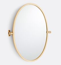 Online Designer Bathroom West Slope Oval Pivot Mirror