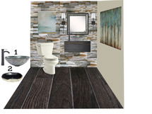 Online Designer Bathroom 3D Model