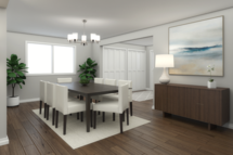 Online Designer Combined Living/Dining 3D Model