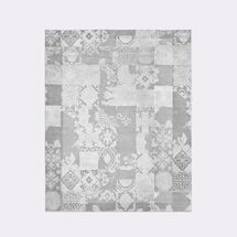 Online Designer Dining Room Distressed Façade Rug - Frost Gray