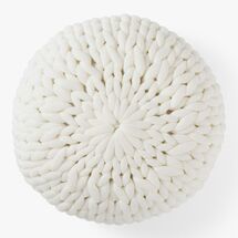 Online Designer Bedroom Round Chunky Knit Pillow