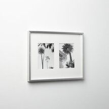 Online Designer Living Room gallery brushed silver 2 5x7 picture frame
